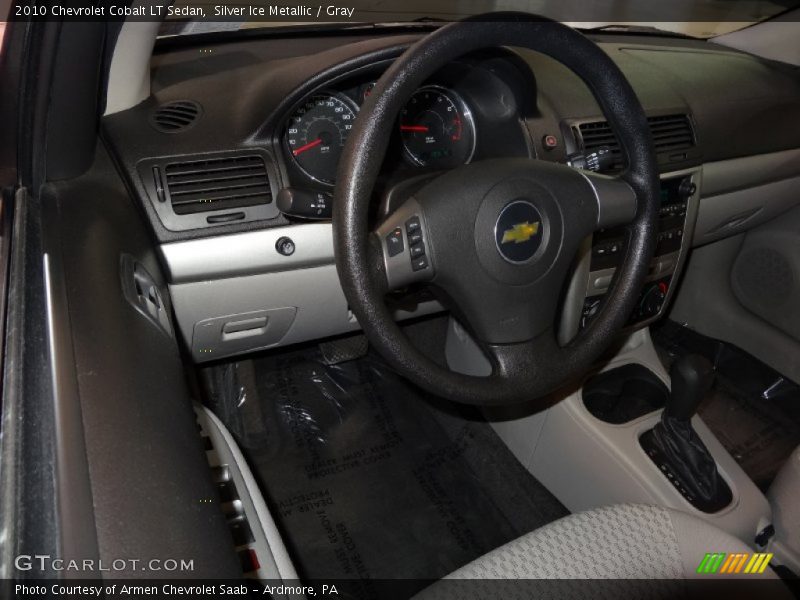 Silver Ice Metallic / Gray 2010 Chevrolet Cobalt LT Sedan