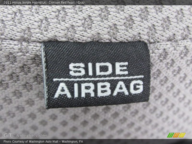 Crimson Red Pearl / Gray 2011 Honda Insight Hybrid LX
