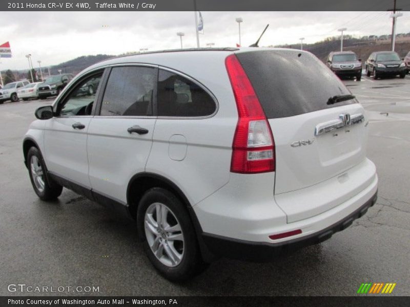 Taffeta White / Gray 2011 Honda CR-V EX 4WD