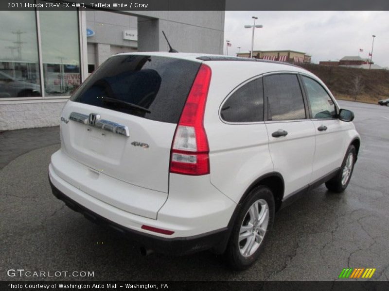 Taffeta White / Gray 2011 Honda CR-V EX 4WD