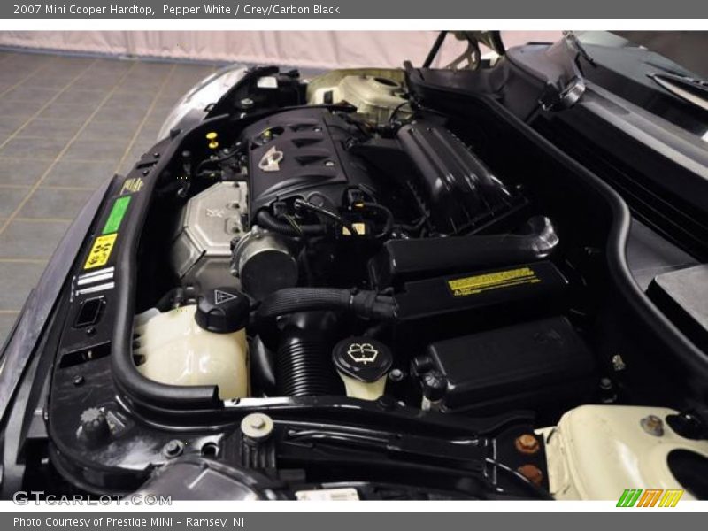 Pepper White / Grey/Carbon Black 2007 Mini Cooper Hardtop