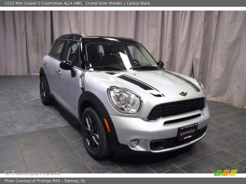 Crystal Silver Metallic / Carbon Black 2013 Mini Cooper S Countryman ALL4 AWD