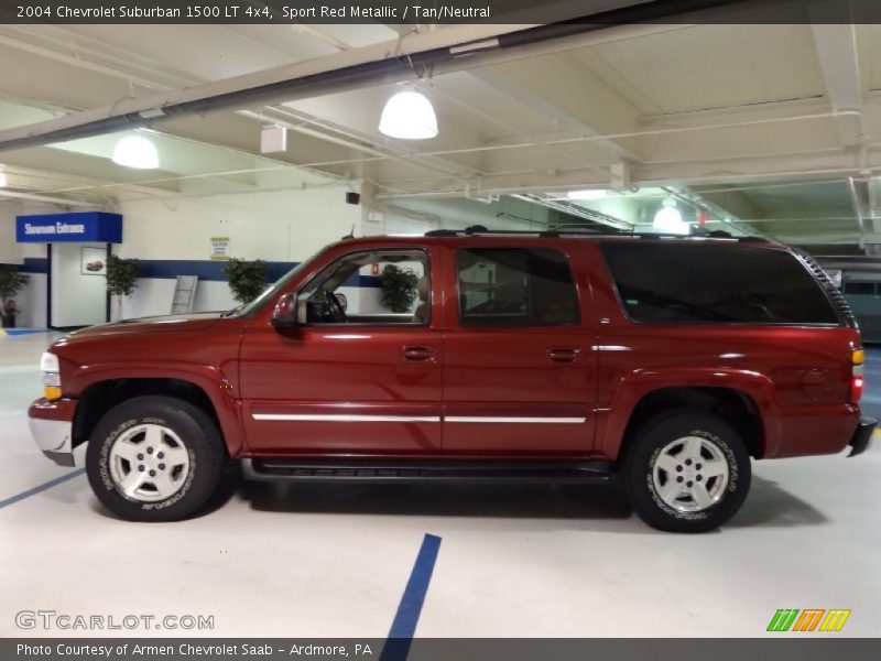  2004 Suburban 1500 LT 4x4 Sport Red Metallic