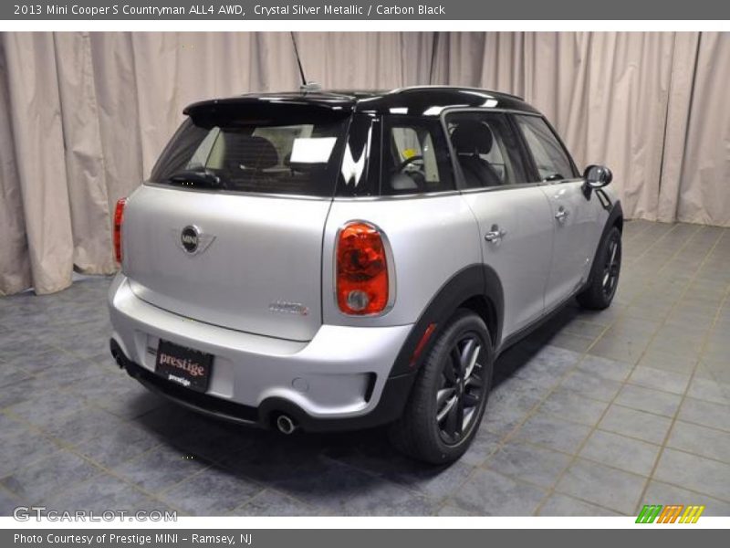 Crystal Silver Metallic / Carbon Black 2013 Mini Cooper S Countryman ALL4 AWD
