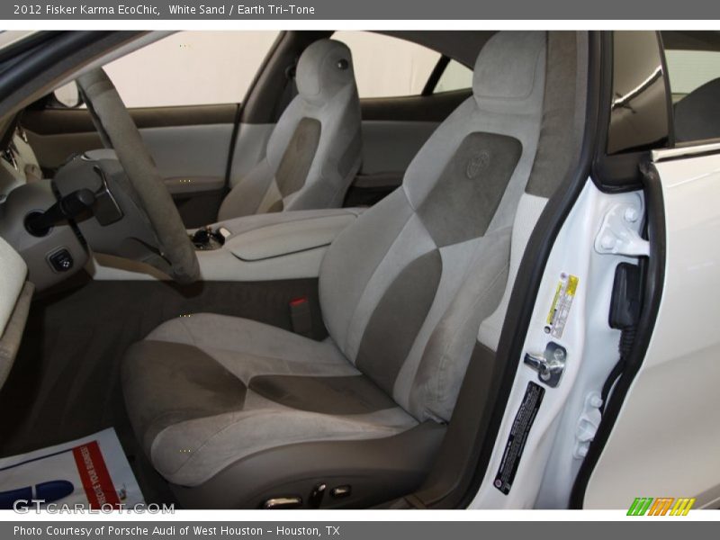Front Seat of 2012 Karma EcoChic