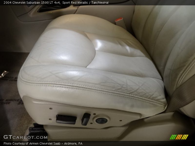 Sport Red Metallic / Tan/Neutral 2004 Chevrolet Suburban 1500 LT 4x4