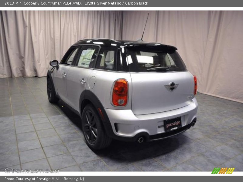 Crystal Silver Metallic / Carbon Black 2013 Mini Cooper S Countryman ALL4 AWD