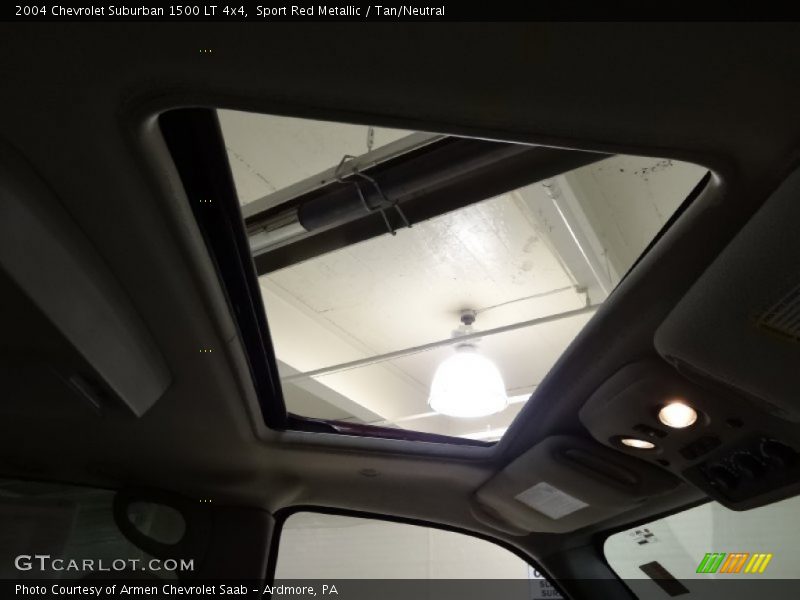 Sport Red Metallic / Tan/Neutral 2004 Chevrolet Suburban 1500 LT 4x4