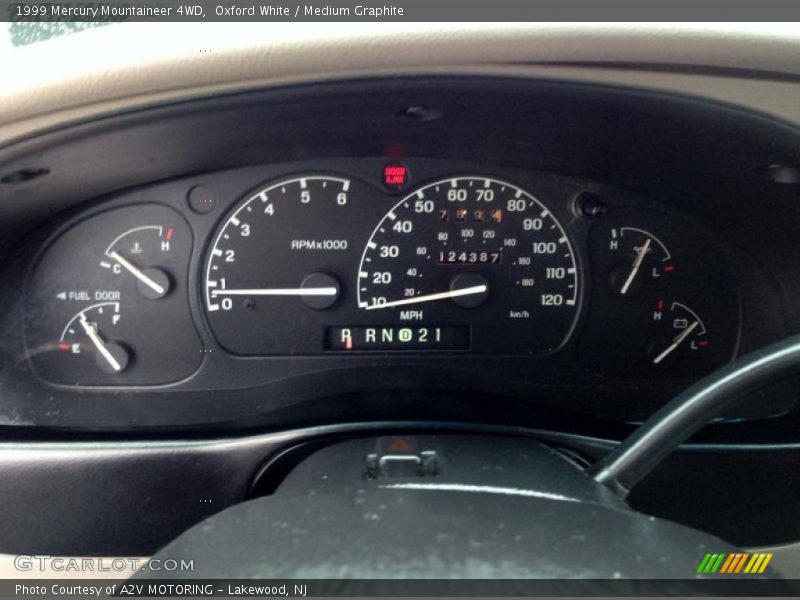 1999 Mountaineer 4WD 4WD Gauges