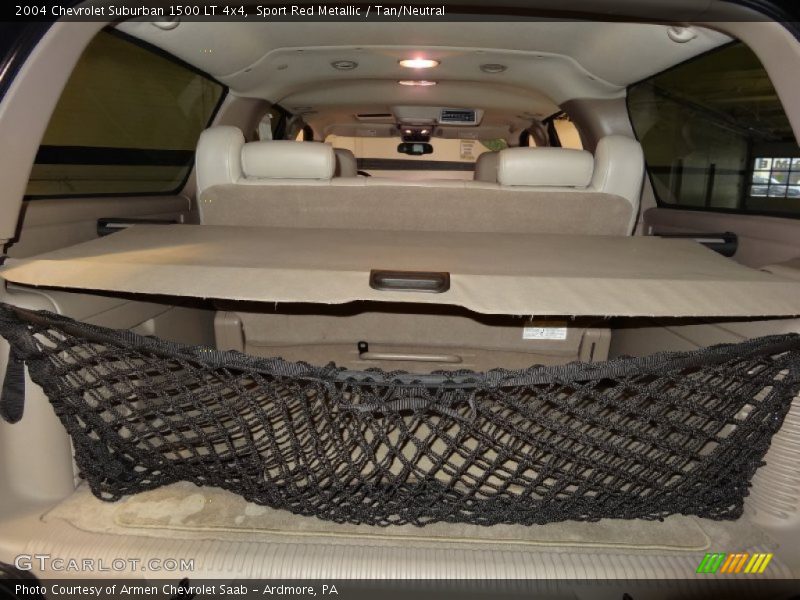 Sport Red Metallic / Tan/Neutral 2004 Chevrolet Suburban 1500 LT 4x4
