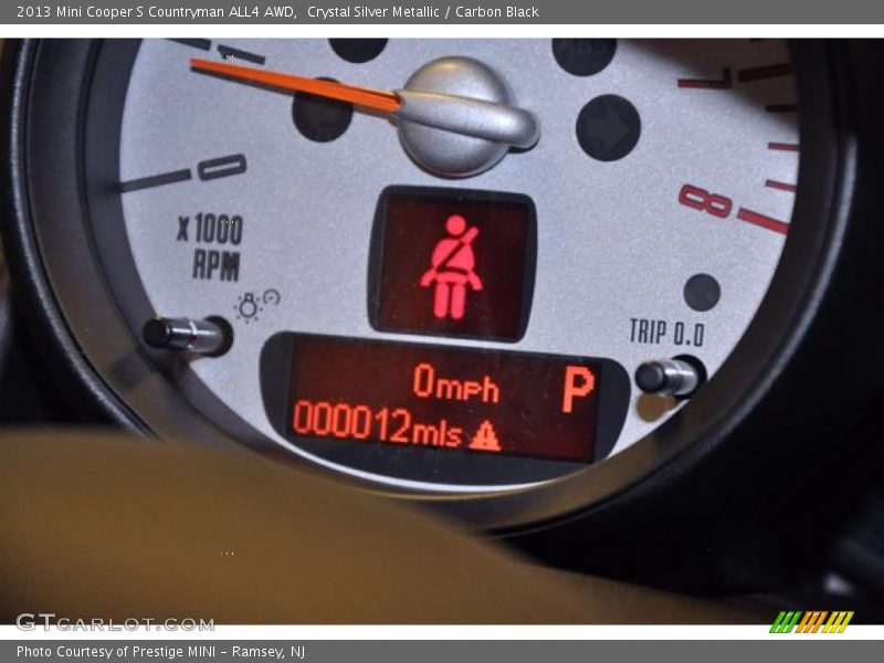 Crystal Silver Metallic / Carbon Black 2013 Mini Cooper S Countryman ALL4 AWD