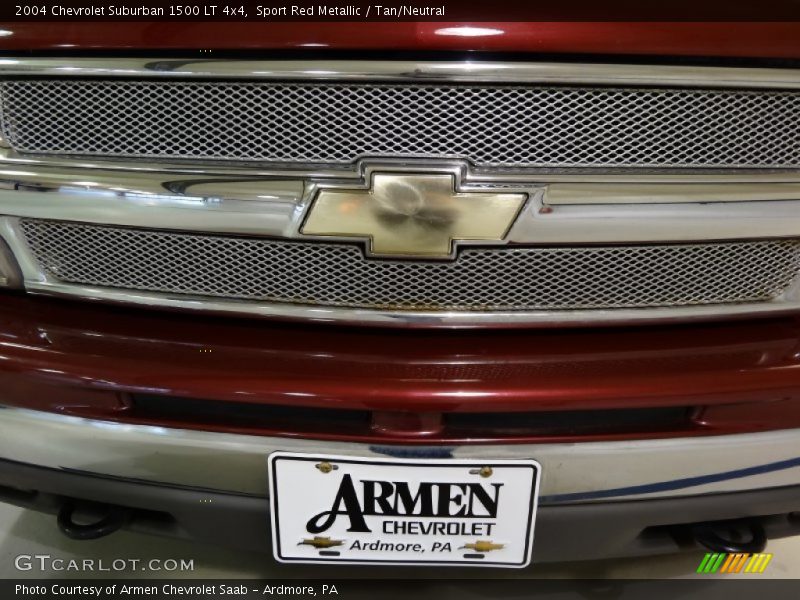 Sport Red Metallic / Tan/Neutral 2004 Chevrolet Suburban 1500 LT 4x4