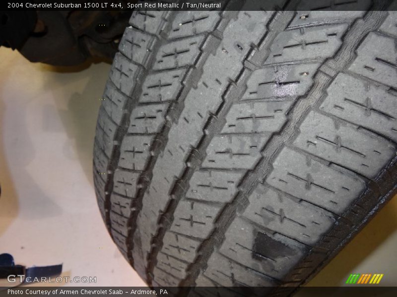 Sport Red Metallic / Tan/Neutral 2004 Chevrolet Suburban 1500 LT 4x4