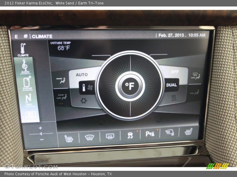 Controls of 2012 Karma EcoChic