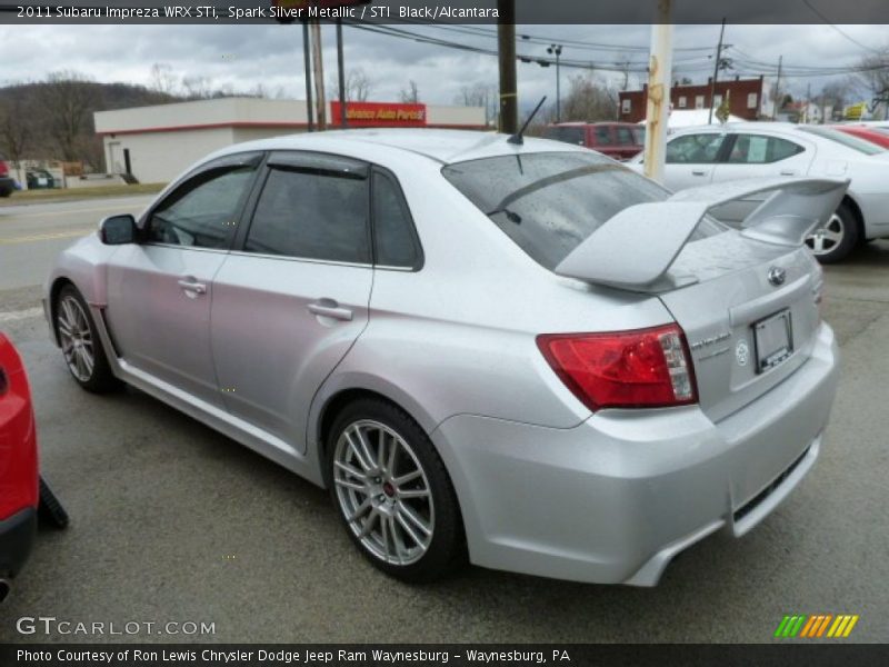 Spark Silver Metallic / STI  Black/Alcantara 2011 Subaru Impreza WRX STi