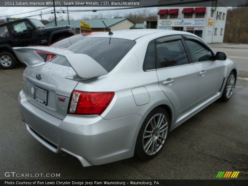 Spark Silver Metallic / STI  Black/Alcantara 2011 Subaru Impreza WRX STi