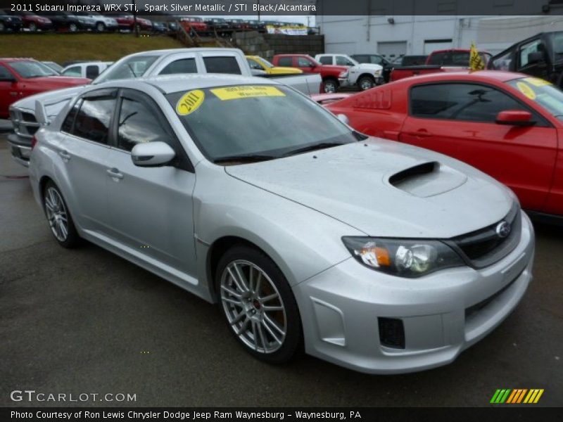 Front 3/4 View of 2011 Impreza WRX STi