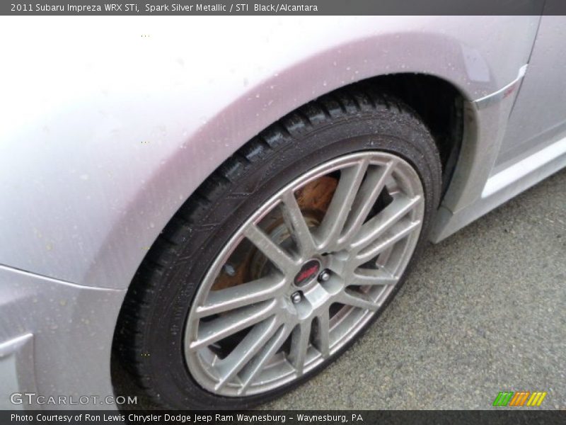 Spark Silver Metallic / STI  Black/Alcantara 2011 Subaru Impreza WRX STi