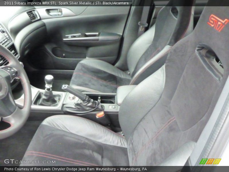  2011 Impreza WRX STi STI  Black/Alcantara Interior