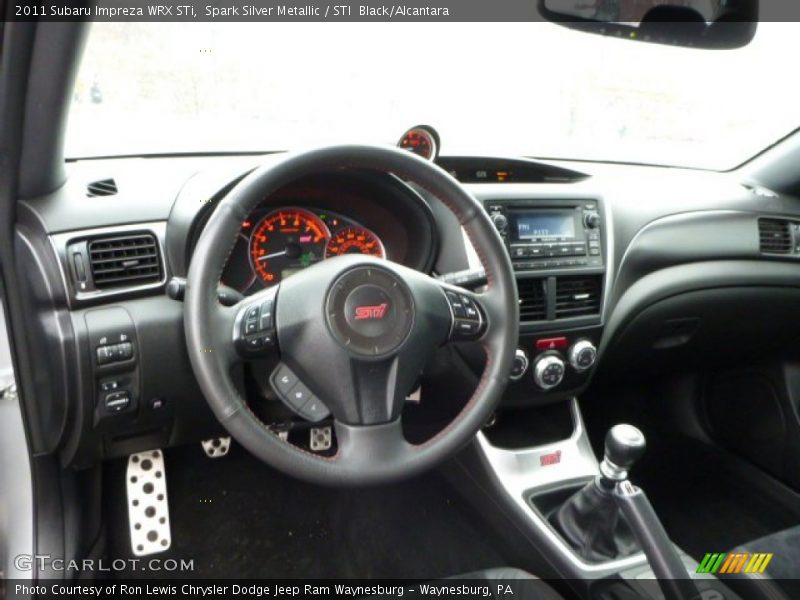 Dashboard of 2011 Impreza WRX STi