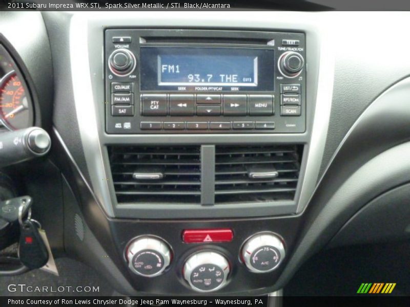 Controls of 2011 Impreza WRX STi