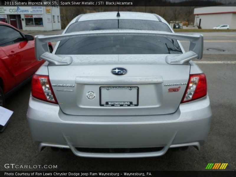 Spark Silver Metallic / STI  Black/Alcantara 2011 Subaru Impreza WRX STi