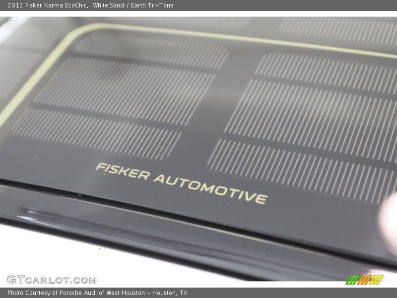 White Sand / Earth Tri-Tone 2012 Fisker Karma EcoChic