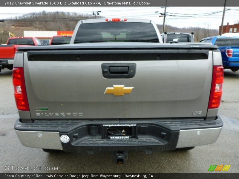 Graystone Metallic / Ebony 2012 Chevrolet Silverado 1500 LTZ Extended Cab 4x4