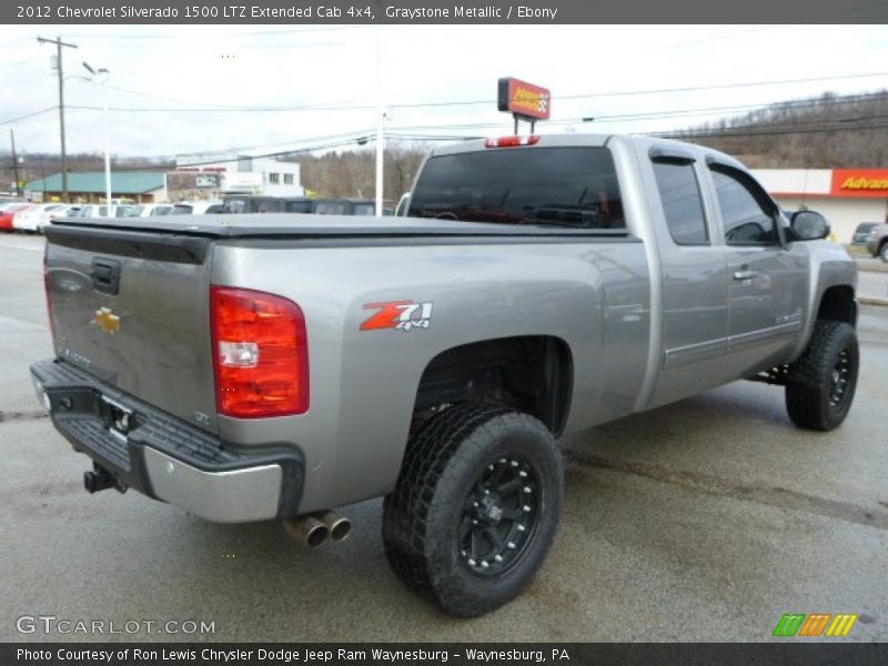 Graystone Metallic / Ebony 2012 Chevrolet Silverado 1500 LTZ Extended Cab 4x4