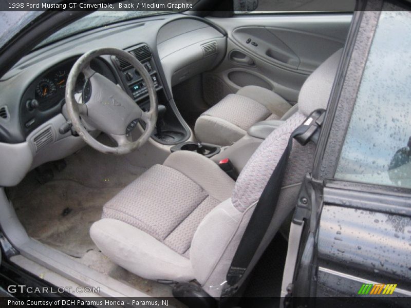Black / Medium Graphite 1998 Ford Mustang GT Convertible