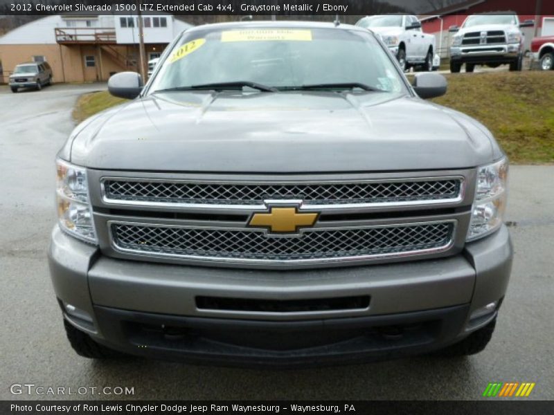 Graystone Metallic / Ebony 2012 Chevrolet Silverado 1500 LTZ Extended Cab 4x4