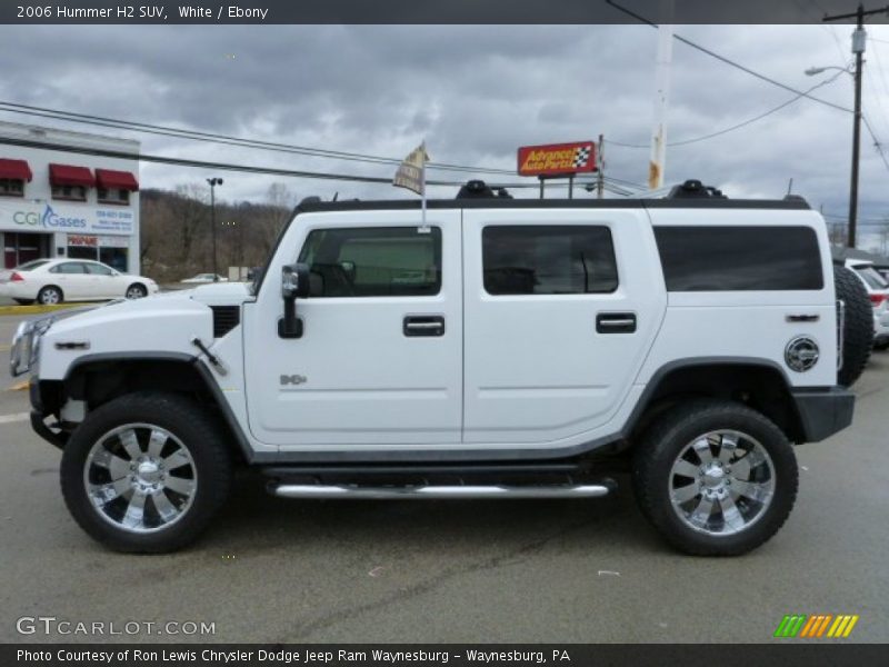 White / Ebony 2006 Hummer H2 SUV