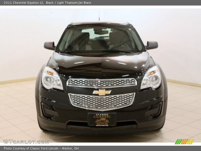 Black / Light Titanium/Jet Black 2011 Chevrolet Equinox LS
