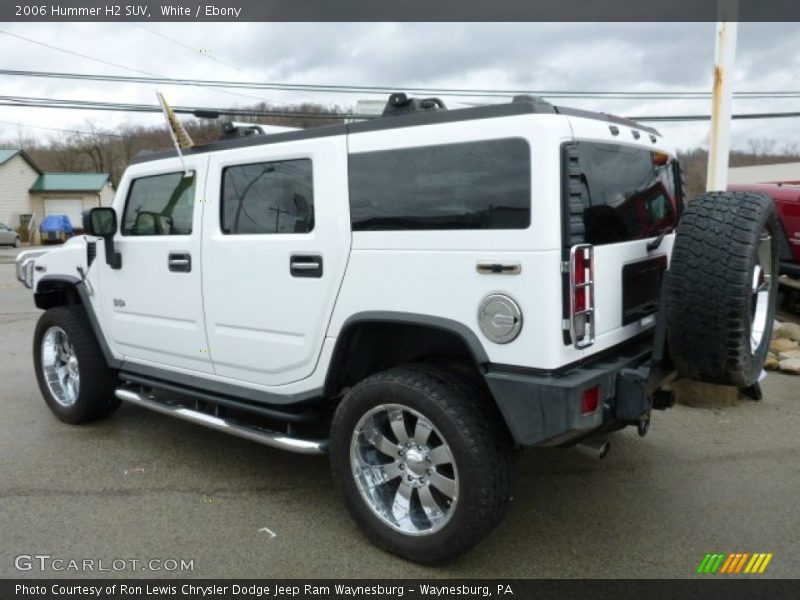 White / Ebony 2006 Hummer H2 SUV