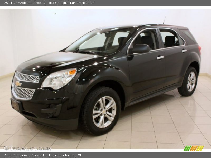 Black / Light Titanium/Jet Black 2011 Chevrolet Equinox LS