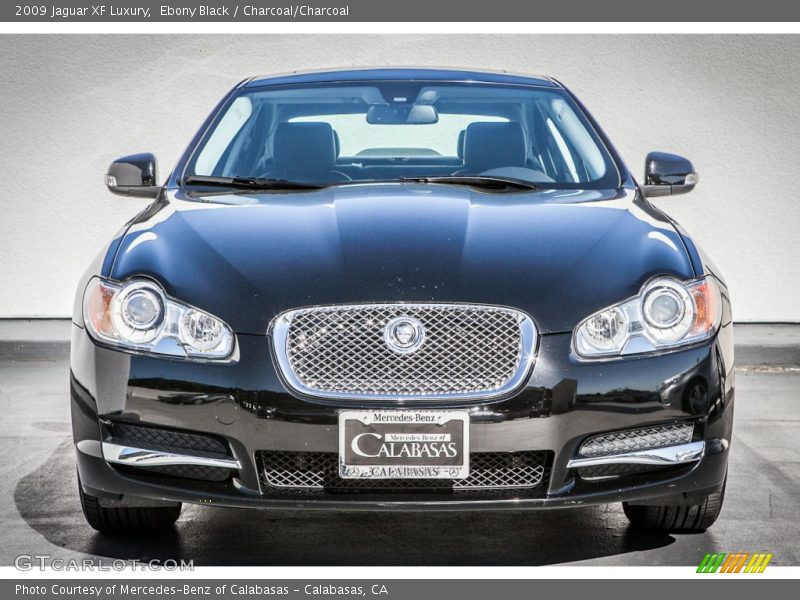 Ebony Black / Charcoal/Charcoal 2009 Jaguar XF Luxury