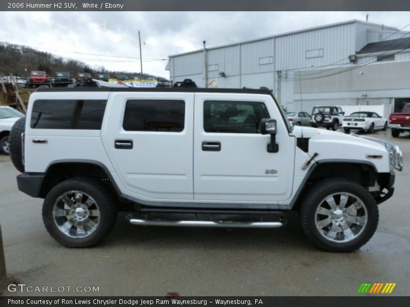 White / Ebony 2006 Hummer H2 SUV