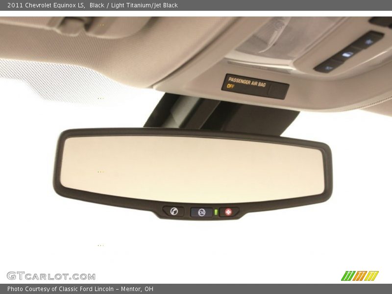Black / Light Titanium/Jet Black 2011 Chevrolet Equinox LS