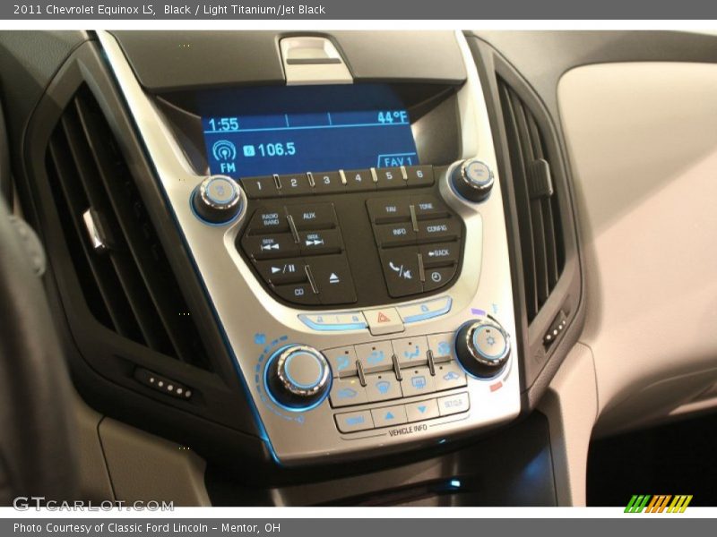Controls of 2011 Equinox LS