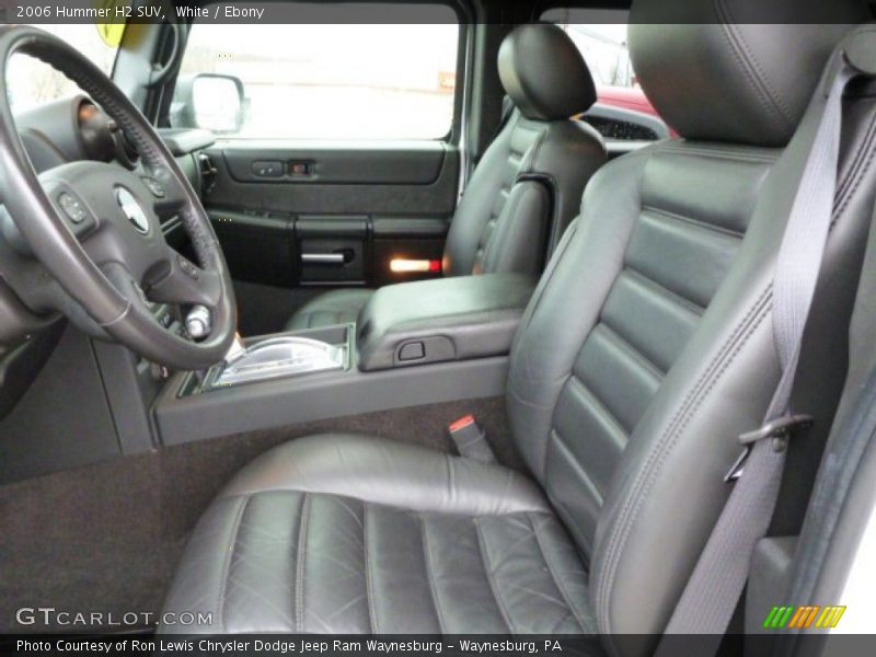 White / Ebony 2006 Hummer H2 SUV