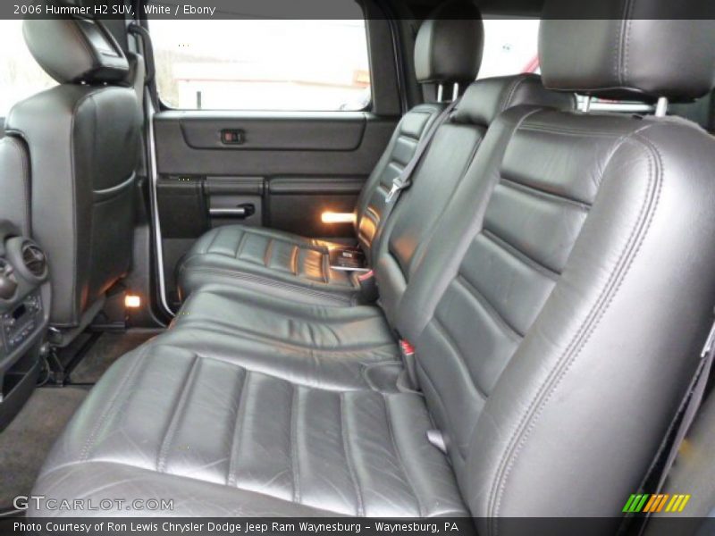 White / Ebony 2006 Hummer H2 SUV