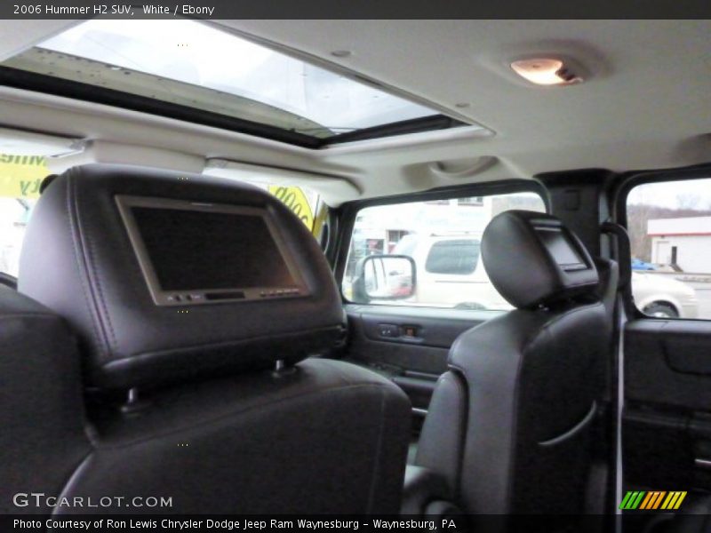 White / Ebony 2006 Hummer H2 SUV