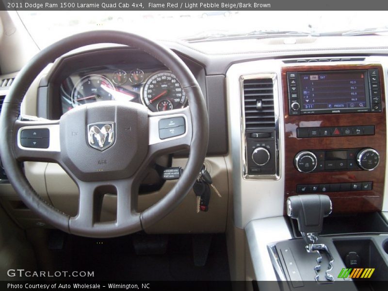 Dashboard of 2011 Ram 1500 Laramie Quad Cab 4x4