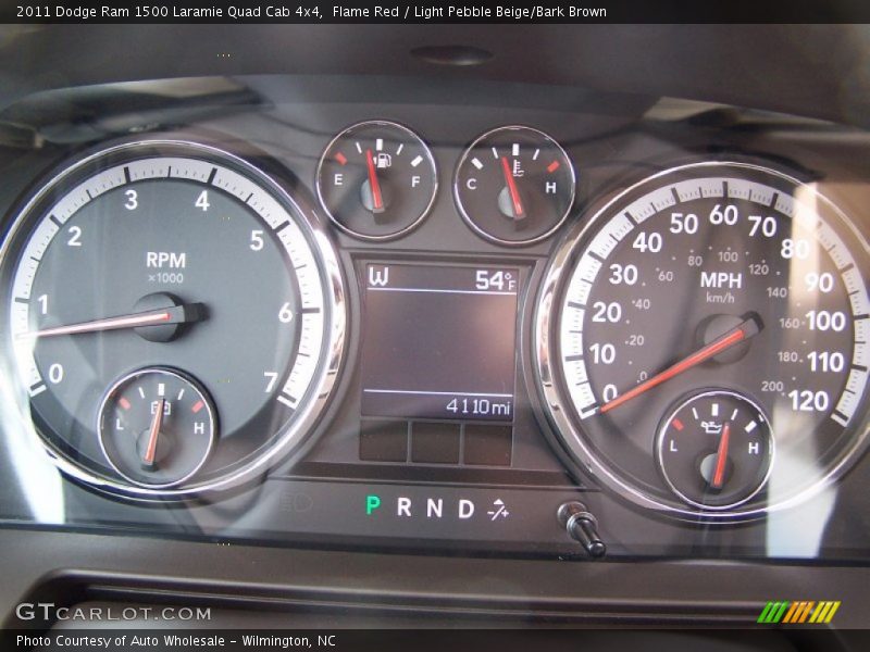  2011 Ram 1500 Laramie Quad Cab 4x4 Laramie Quad Cab 4x4 Gauges