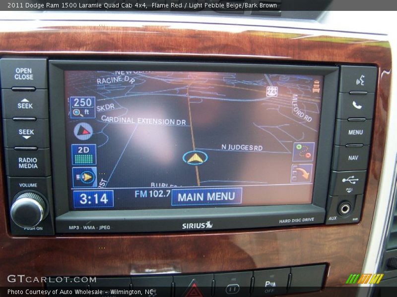 Navigation of 2011 Ram 1500 Laramie Quad Cab 4x4