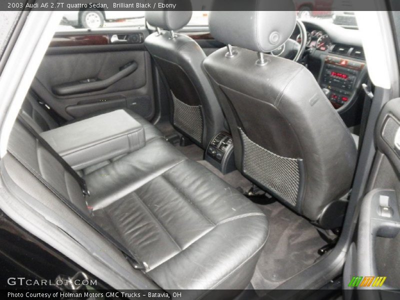 Brilliant Black / Ebony 2003 Audi A6 2.7T quattro Sedan