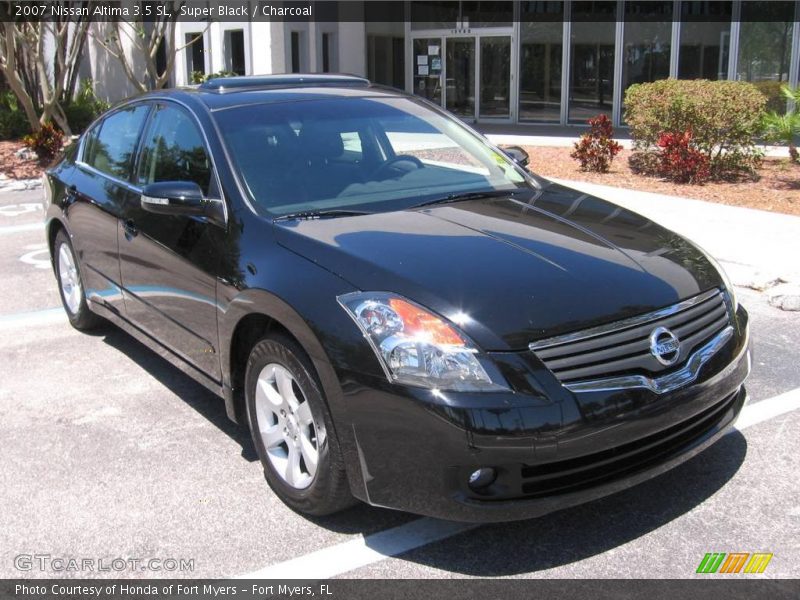 Super Black / Charcoal 2007 Nissan Altima 3.5 SL
