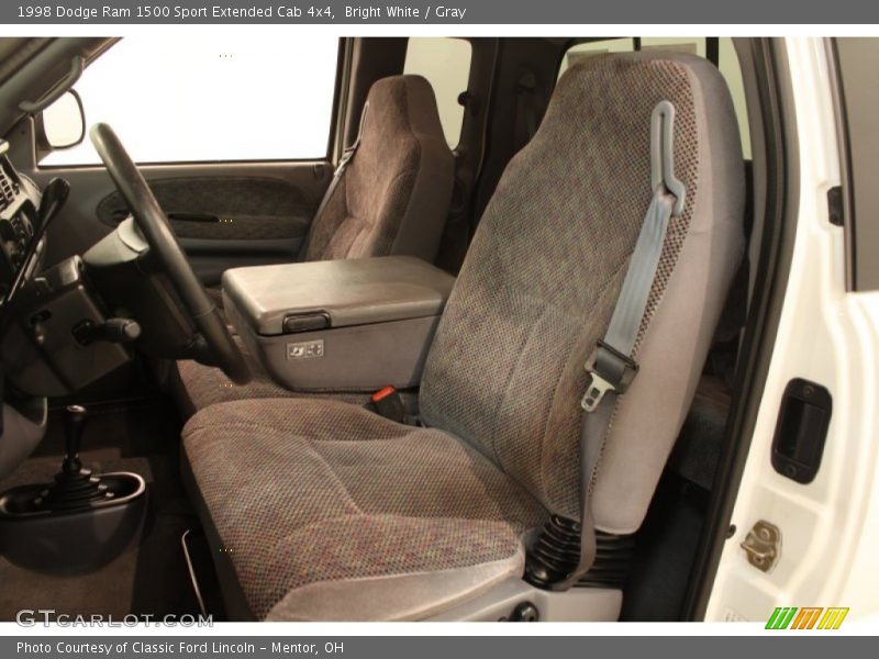 Bright White / Gray 1998 Dodge Ram 1500 Sport Extended Cab 4x4