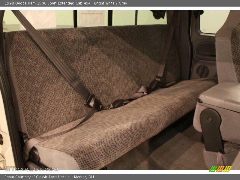 Bright White / Gray 1998 Dodge Ram 1500 Sport Extended Cab 4x4