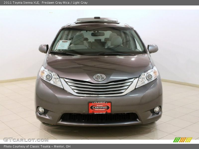 Predawn Gray Mica / Light Gray 2011 Toyota Sienna XLE